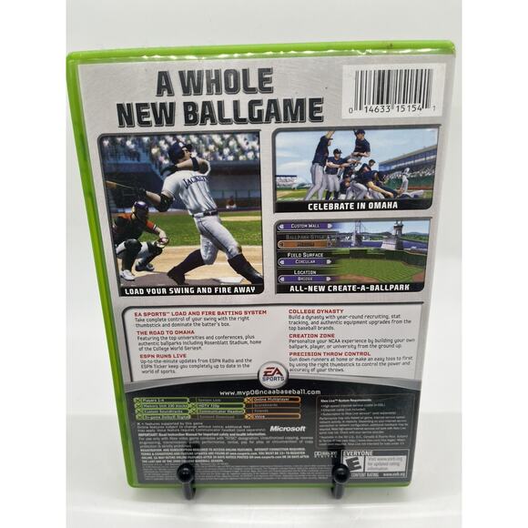 MVP 06 NCAA Baseball (Microsoft Xbox, 2006) CIB Complete Tested - Picture 2 of 15
